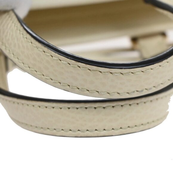 GUCCI Bree GG Pattern 2Way Shoulder Hand Bag Canvas Leather Brown White 93EF241 - Picture 8 of 15